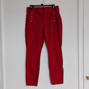Apt. 9 Red Straight Leg Trousers size 14